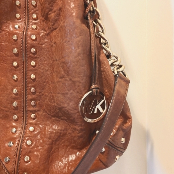 Micheal Kors Uptown Astor Tortuga studded hobo bag - Picture 2 of 10